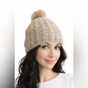 Cozy Knit Beanie with Pom Pom